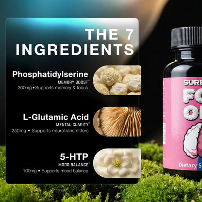 FOG OFF Brain Fog Supplement – Focus Pills – Stress Management Support: With 200 mg of phosphatidylserine per – Image 2