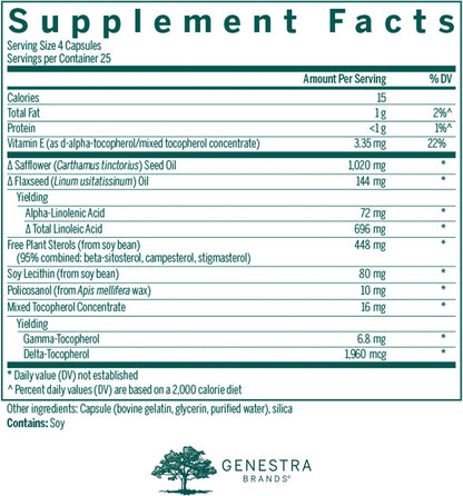 Genestra Brands Biotone EFA – Essential Fatty Acid Supplement, 100 Capsules