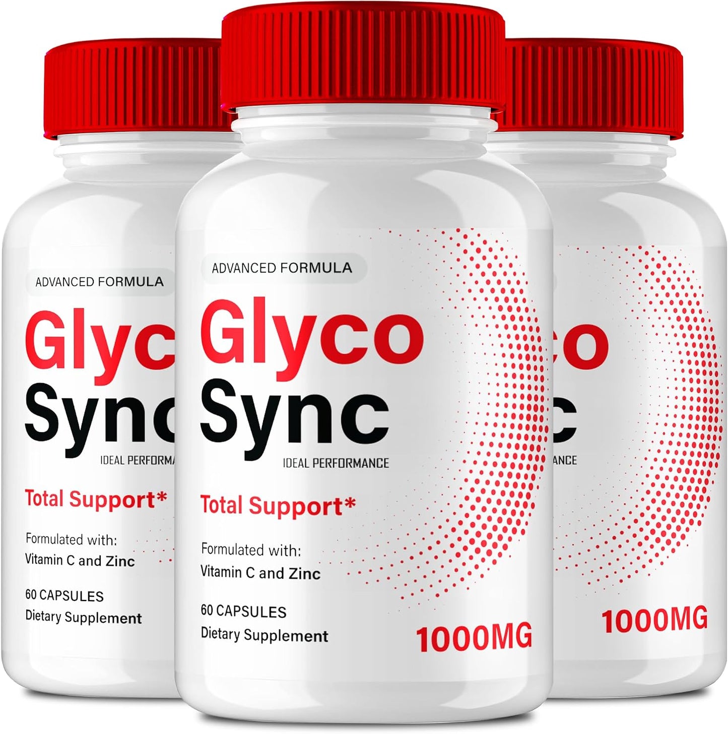Glyco Sync Glyco Optimizer Capsules - Blood Formula Support Supplement - Premium All Natural - 3 Pack - görsel 1