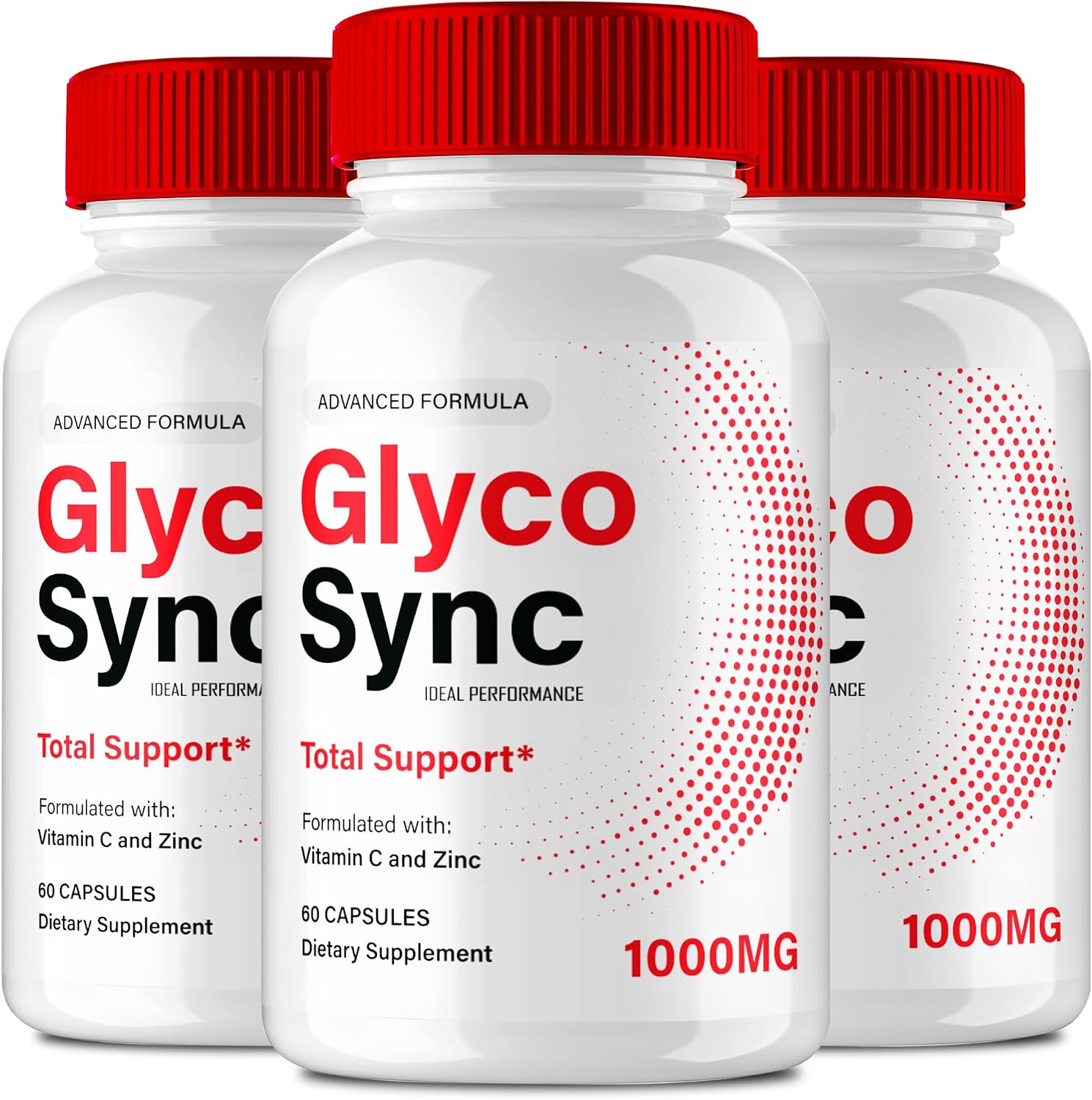 Glyco Sync Glyco Optimizer Capsules - Blood Formula Support Supplement - Premium All Natural - 3 Pack - görsel 1