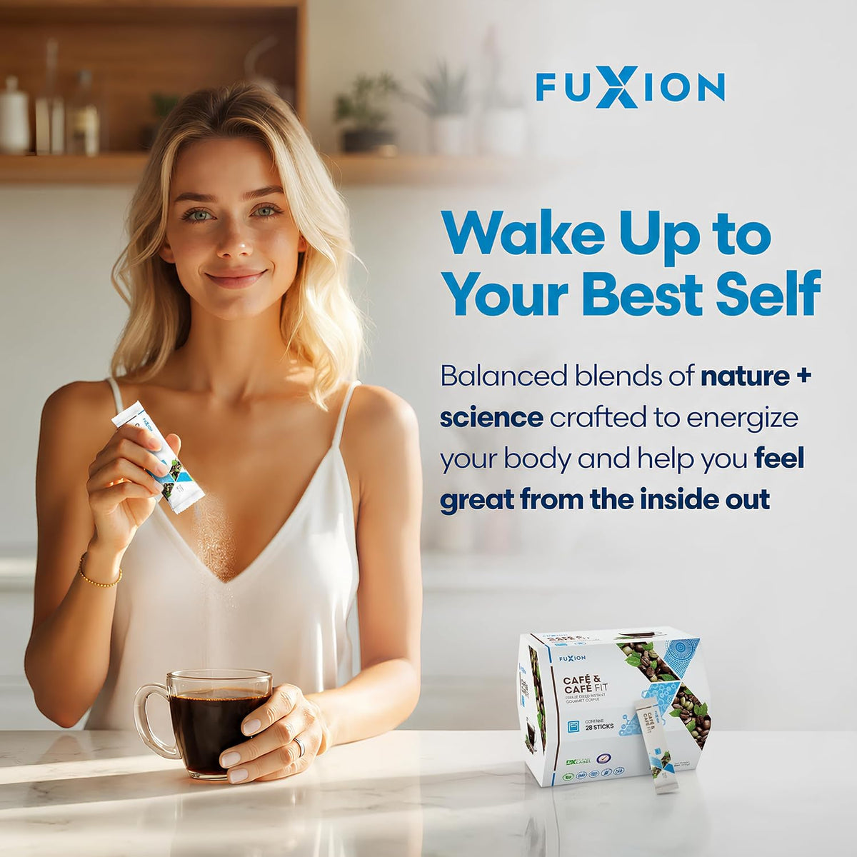 FuXion Café Fit Gourmet Slim Coffee – – Appetite Control: The green coffee extract helps reduce hunger and – Image 5