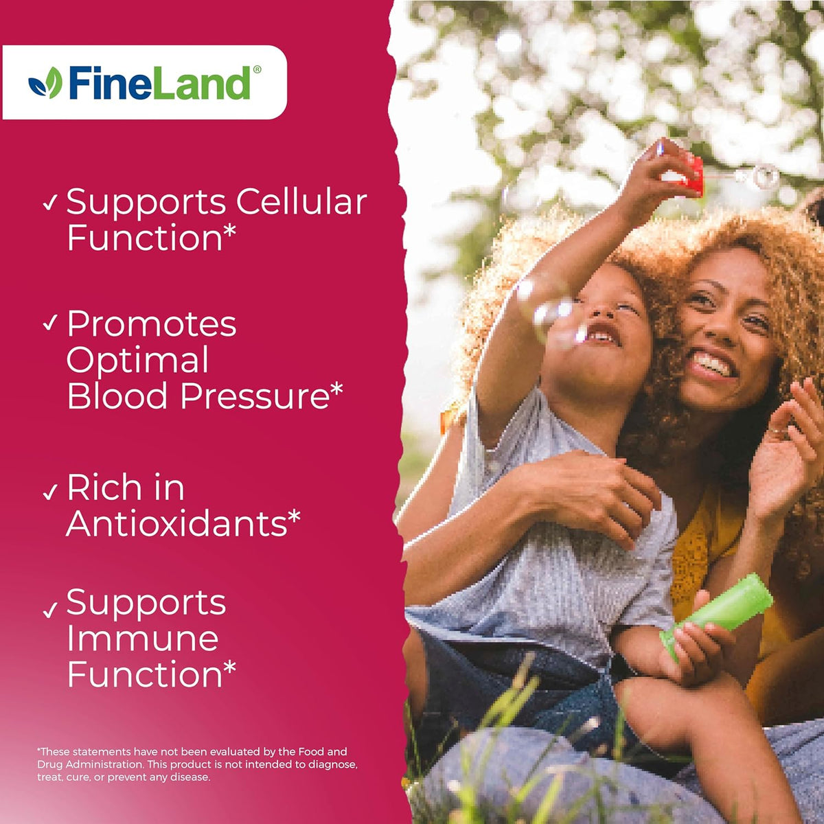 FineLand Pomegranate Extract 20:1 - 40% Ellagic Acid - Antioxidant Support - 120 Vegan Capsules – Image 4
