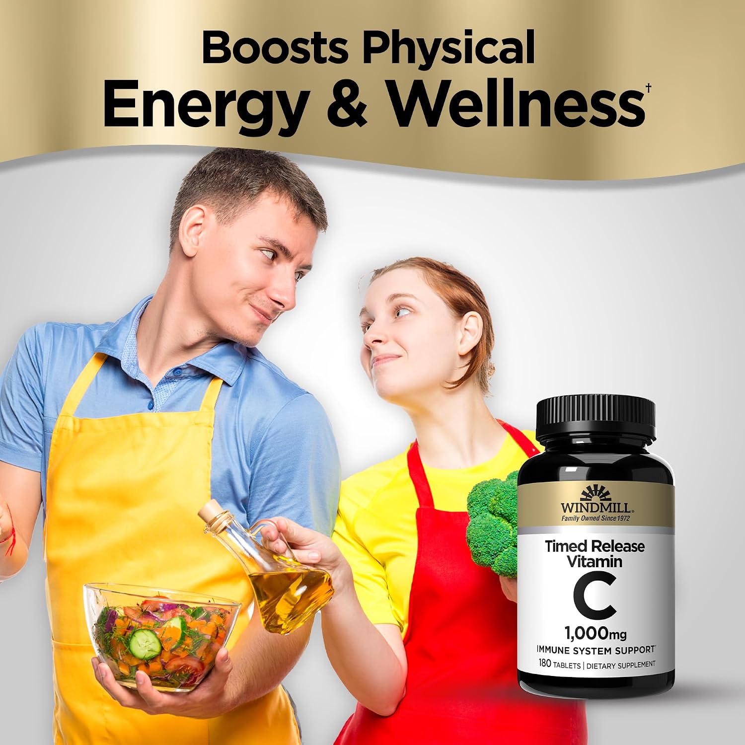 Windmill Vitamin C 1000mg Time Release with Rose Hips & Bioflavonoids - görsel 4