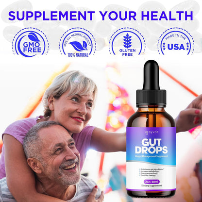 Gut Drops Liquid Supplement – All Natural Vitamin Formula for Digestive and Energy Support (30 Servings) – Image 4