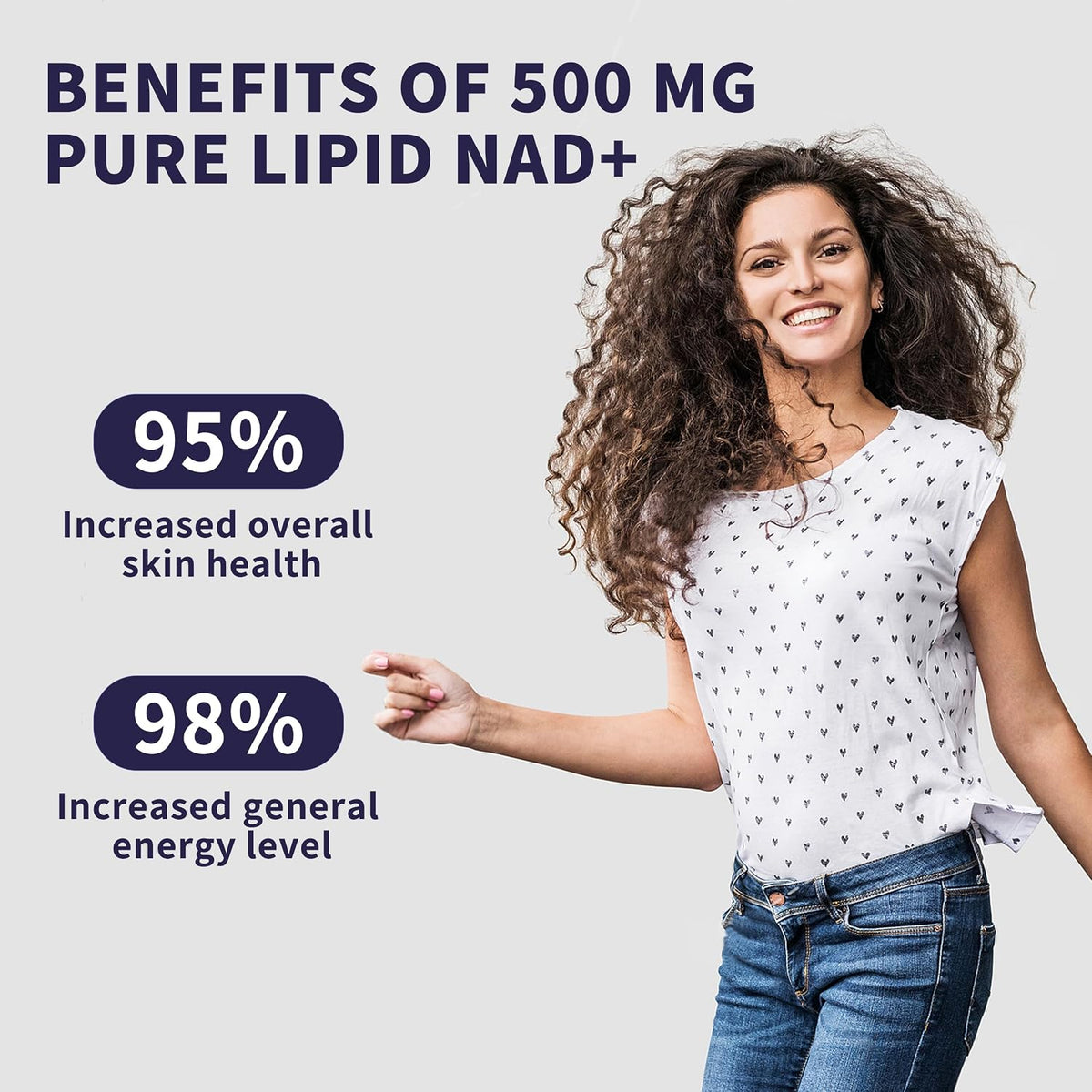 Women's's NAD Liquid Supplement, 500mg Liposomal NAD – Cellular Energy Support, Vegan & Sugar-free – Image 6