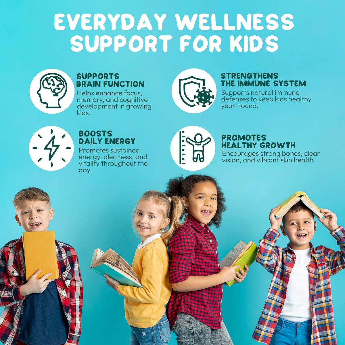 Juneno Methylated Multivitamin Gummies for – Immune defence: Vitamins A, C, D3, and zinc contribute to a healthy – Image 3