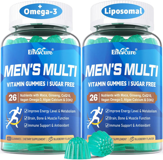 Methylated Multivitamin for Men Gummies | – Energy Support: B vitamins, CoQ10, magnesium, and zinc help convert – Image 1