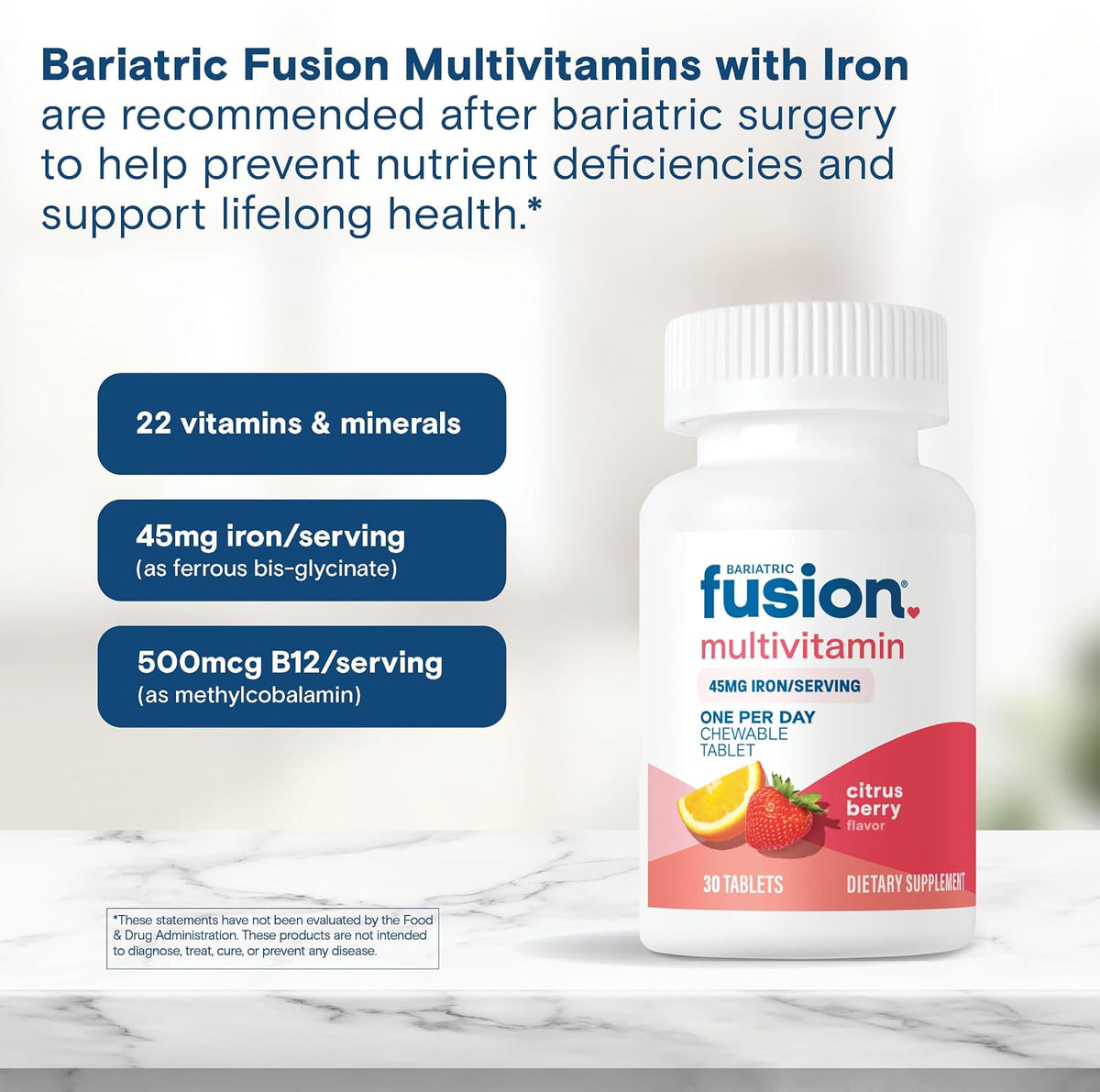 Bariatric Fusion One Per Day Bariatric – May help reduce the risk of nutritional deficiencies – Image 5