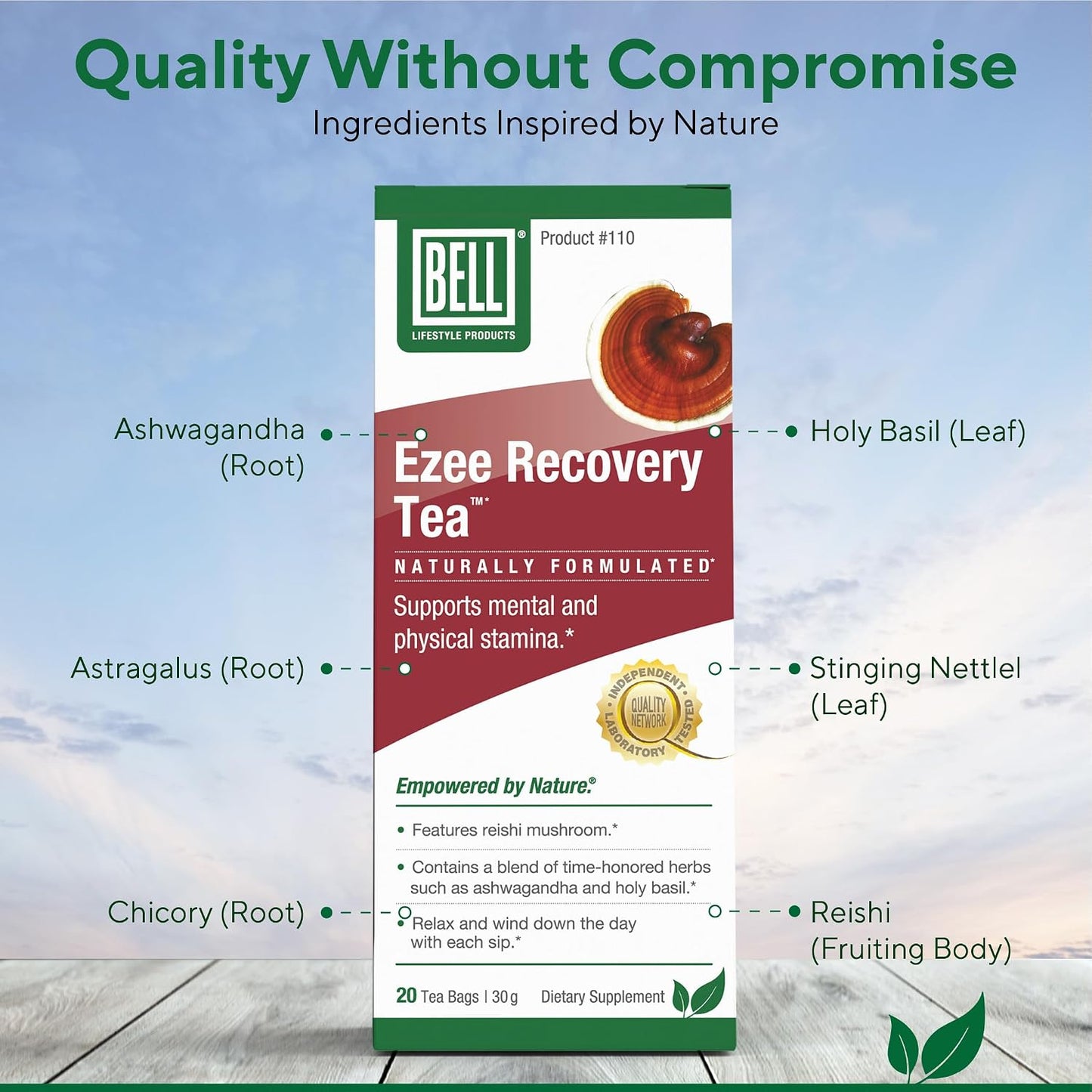 Bell Lifestyle Products Ezee Recovery Tea – Herbal Blend for Relaxation and Wellbeing - görsel 4