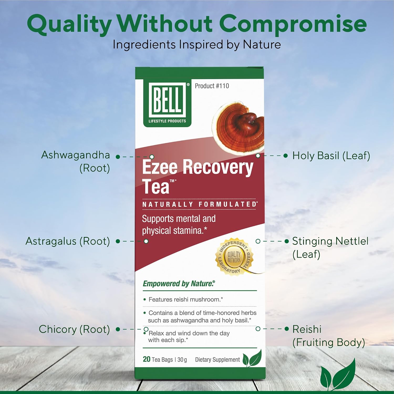 Bell Lifestyle Products Ezee Recovery Tea – Herbal Blend for Relaxation and Wellbeing - görsel 4