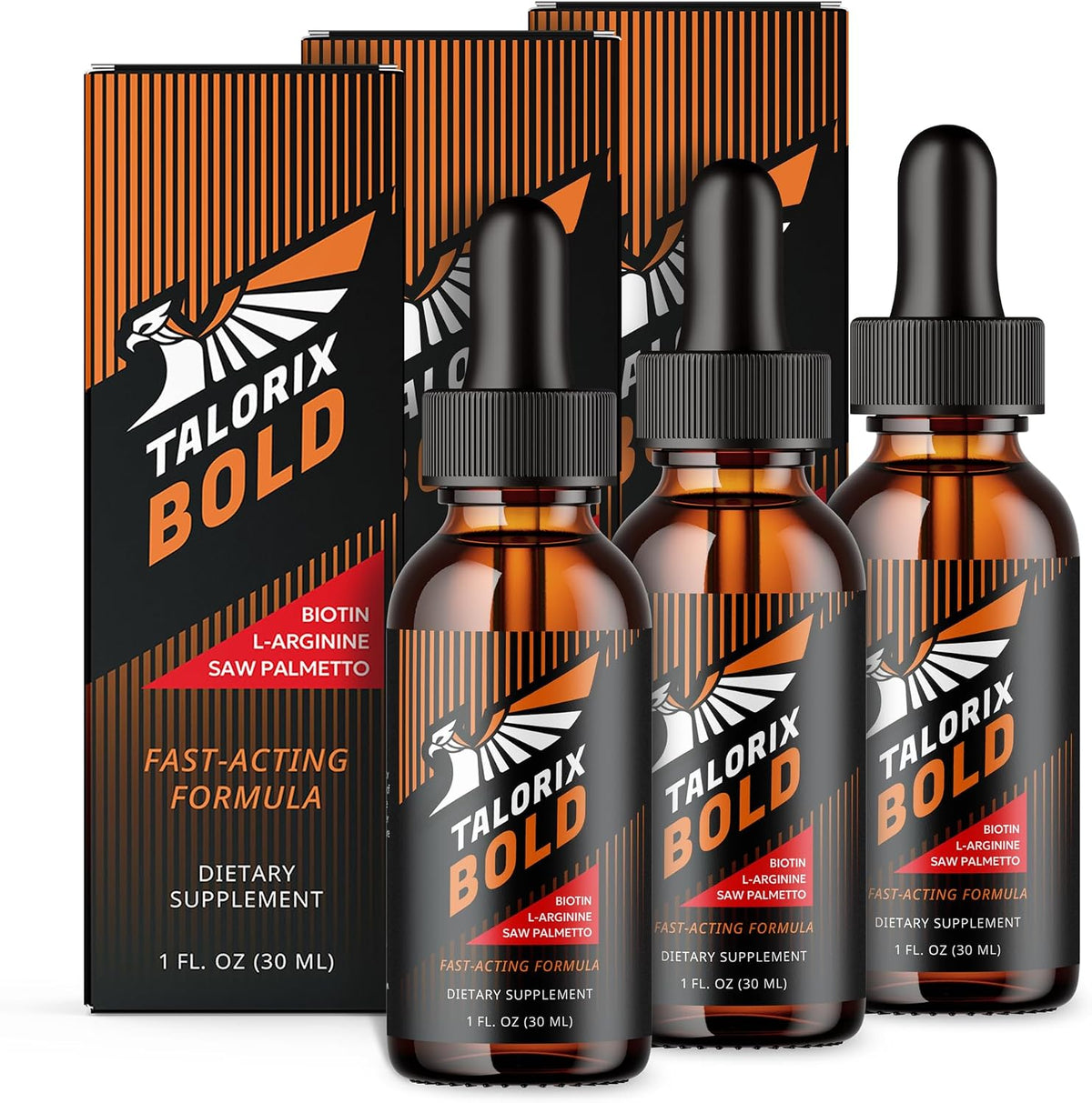 Talorix Bold Vitamins Drops for Men | Biotin, Saw Palmetto & L-Arginine | 30 mL – Image 2