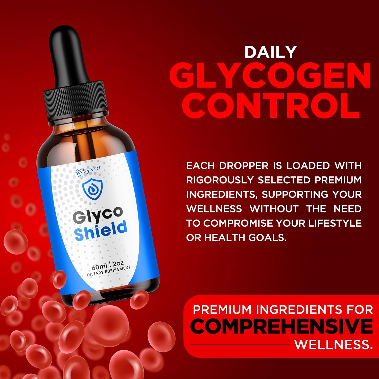 Glyco Shield Drops - Maximum Strength Liquid Supplement, 5-Pack (150 Servings) - görsel 3