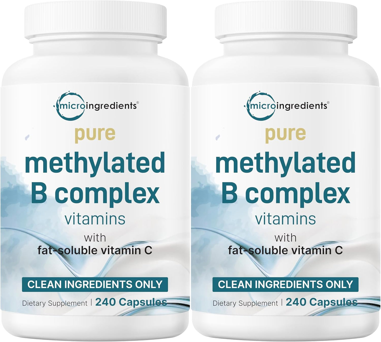 Micro Ingredients Pure Methylated B Complex, 240 Capsules - görsel 9