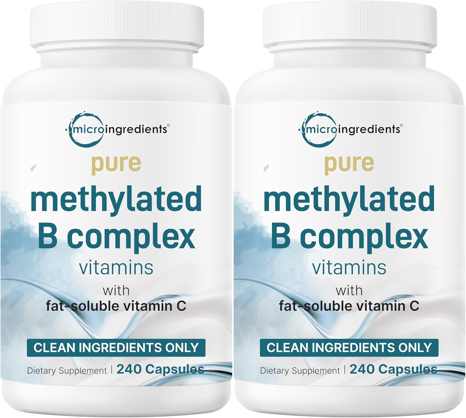 Micro Ingredients Pure Methylated B Complex, 240 Capsules - görsel 9