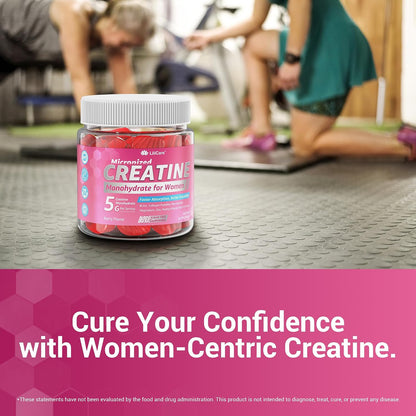Creatine for Women's Gummies: Micronised – Non-GM, Gluten Free and gelatine-free – Image 4