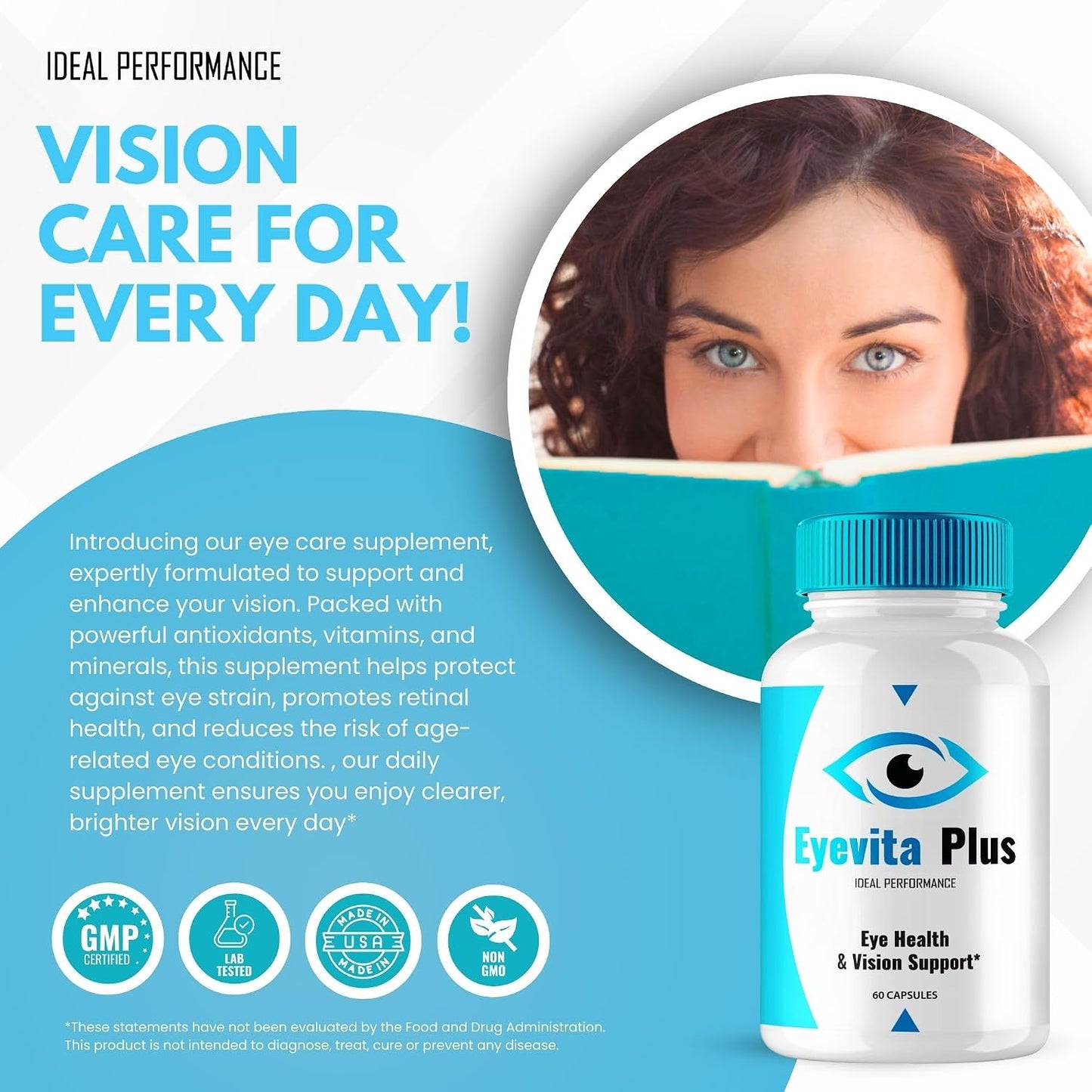 Eyevita Plus Eye Health Supplements Capsules (2 Pack) - görsel 5