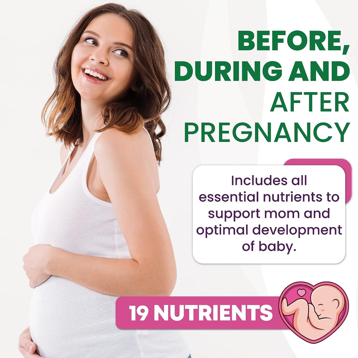 Built by Nature Prenatal Vitamins for Women – 120 Softgels - görsel 3