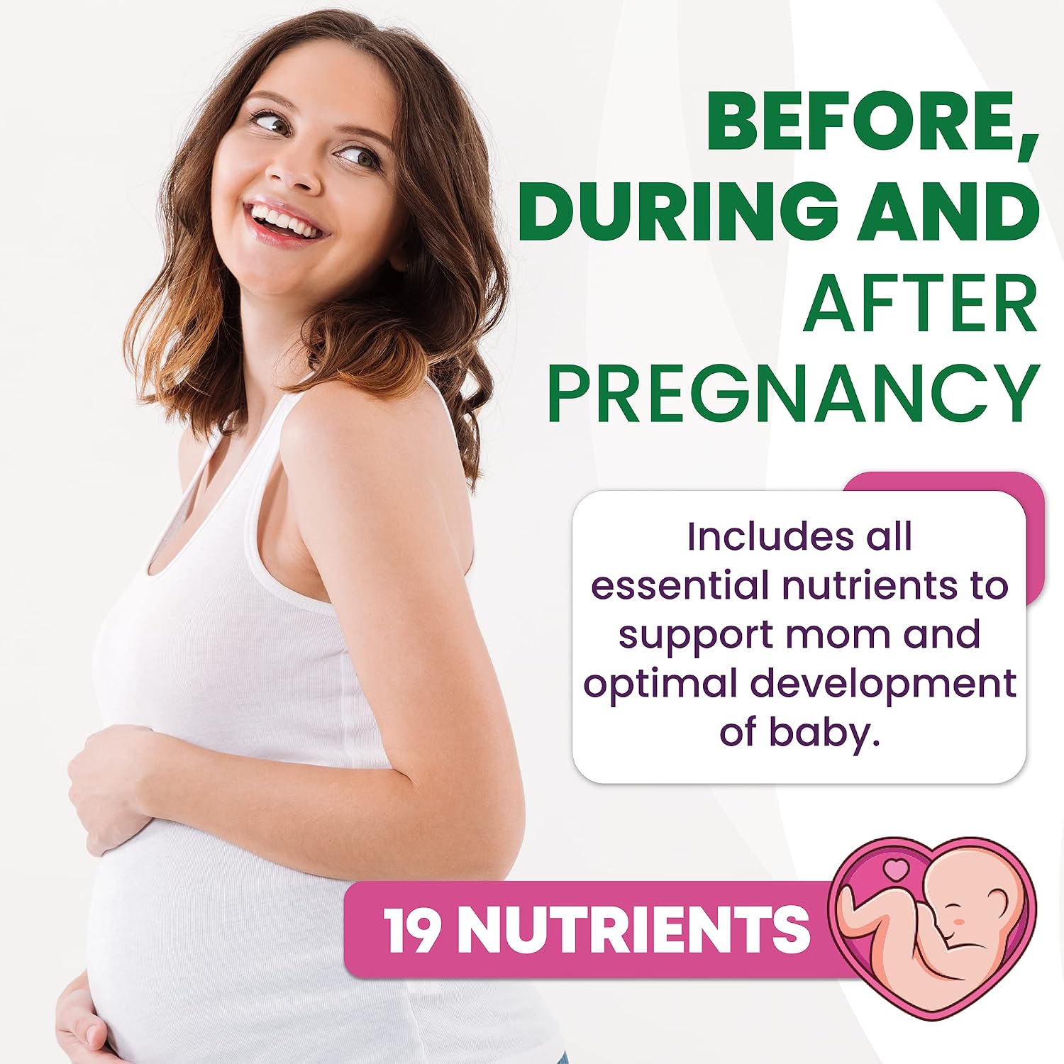 Built by Nature Prenatal Vitamins for Women – 120 Softgels - görsel 3