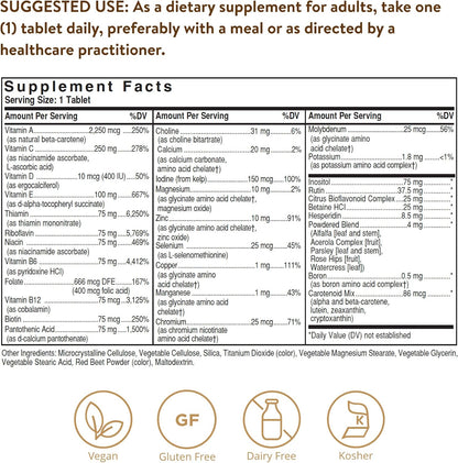 Solgar Iron-Free Formula VM-75, 90 Tablets - Multivitamin with Chelated Minerals