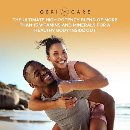 GeriCare One-Daily Multivitamin with Minerals – High-Potency Dietary Supplement for Men and Women, 200 Tablets