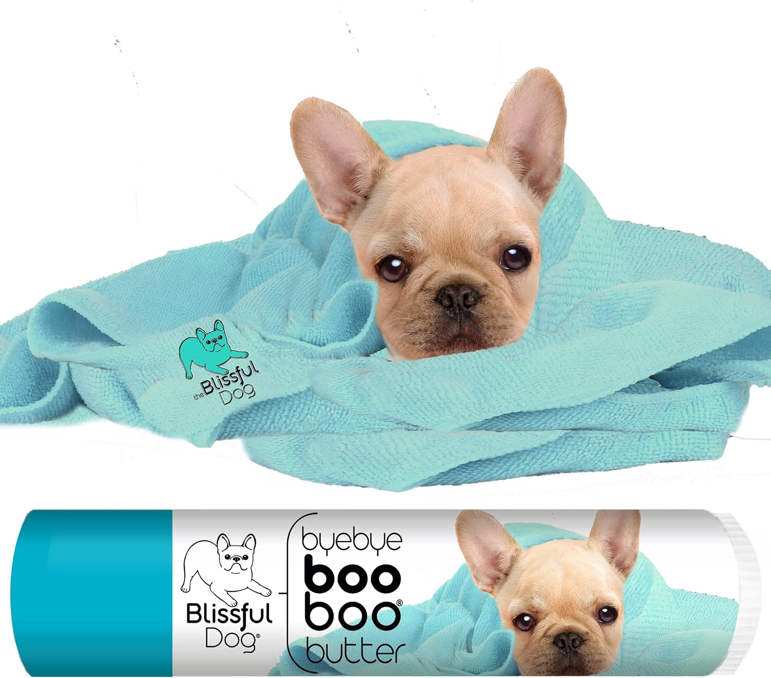The Blissful Dog .15 oz Tube French Bulldog Booboo Butter - görsel 2