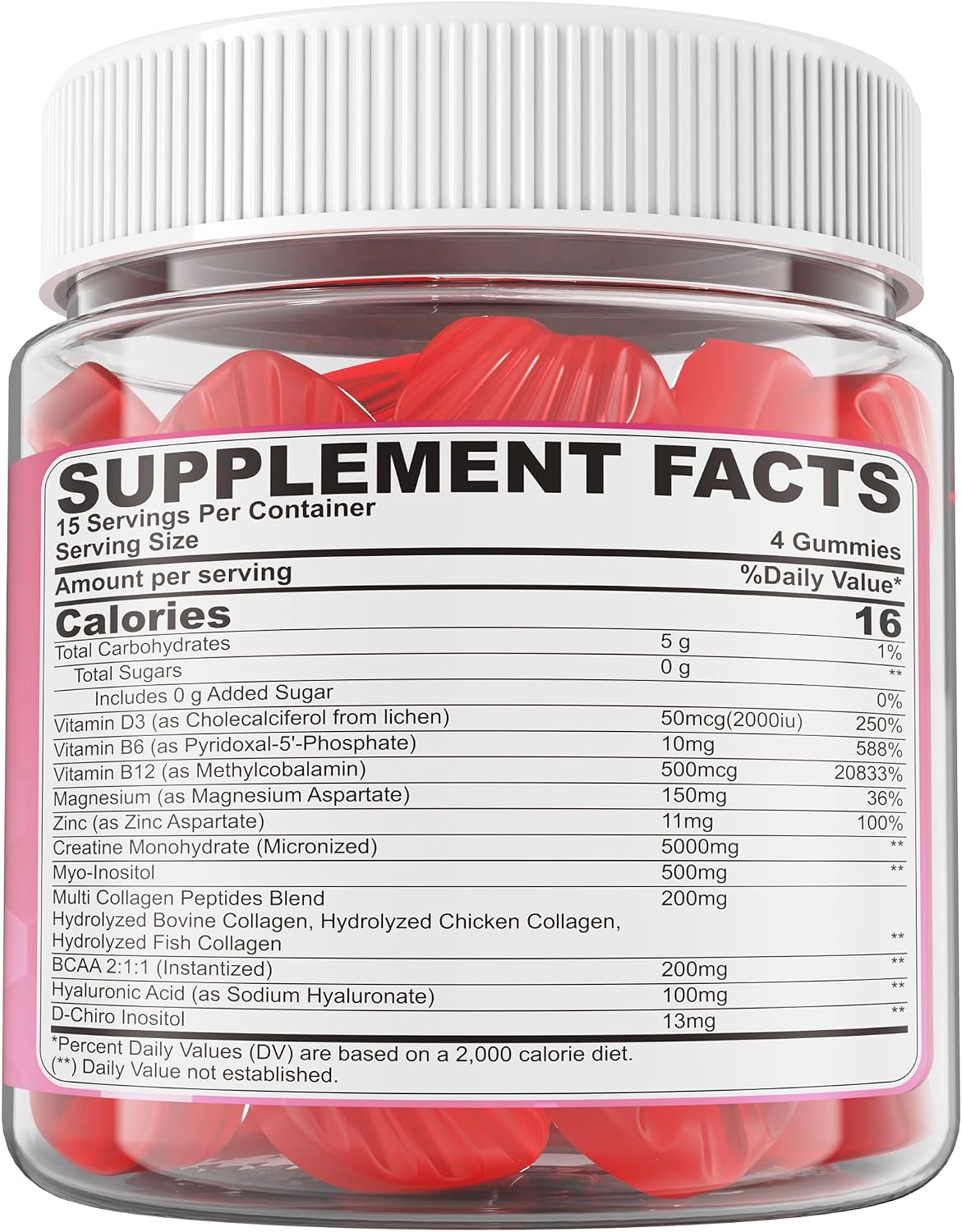 Creatine for Women's Gummies: Micronised – Micronised creatine monohydrate for fast absorption – Image 8