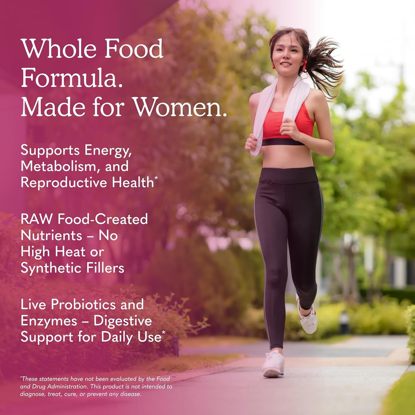 Garden of Life Vitamin Code RAW ONE for Women Once Daily Whole Food Multivitamin with Probiotics, 75 Capsules - görsel 4