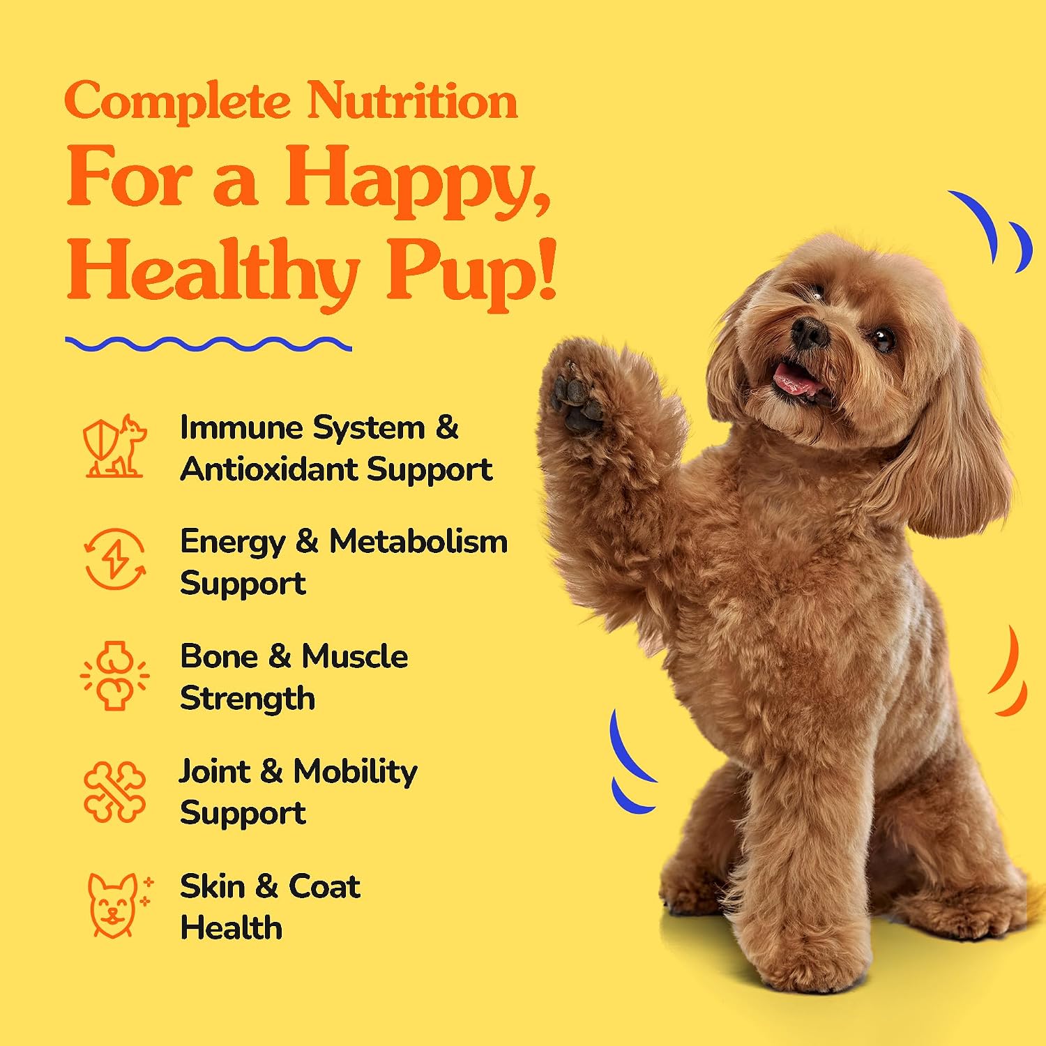 Dr. Jay's Romps Dog Multivitamin Chews - Collagen Type II - 30 Count - görsel 4