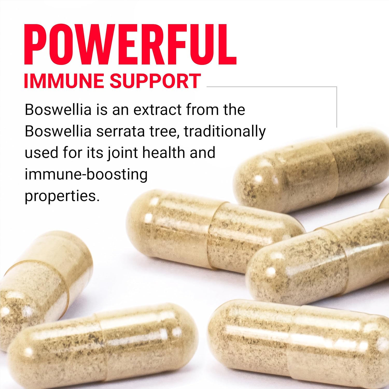 Force Factor Boswellia Extract Capsules – Immune & Joint Support, 120 Count - görsel 3