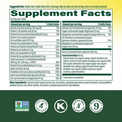 MegaFood One Daily Men's Multivitamin - 30 Tablets