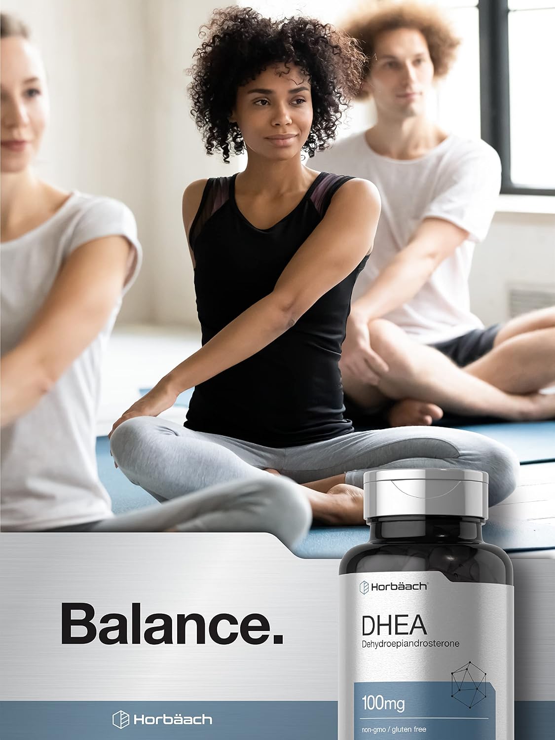 Horbäach DHEA 100mg | 200 Capsules | Supplement for Men and Women - görsel 6