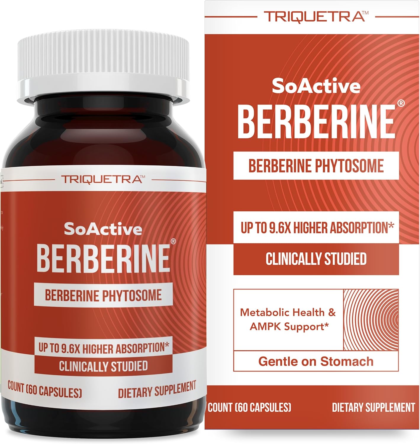 SoActive Berberine 550mg – Optimised Phytosome for Enhanced Absorption | Supports Metabolism & AMPK Activation | Non-GM, Soy-Free | 60 Capsules - görsel 1