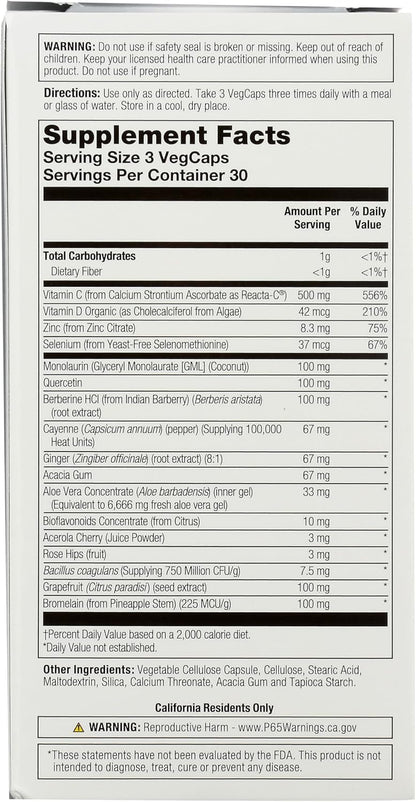 Solaray ImmuFight™, Respiratory Support, 90 VegCaps