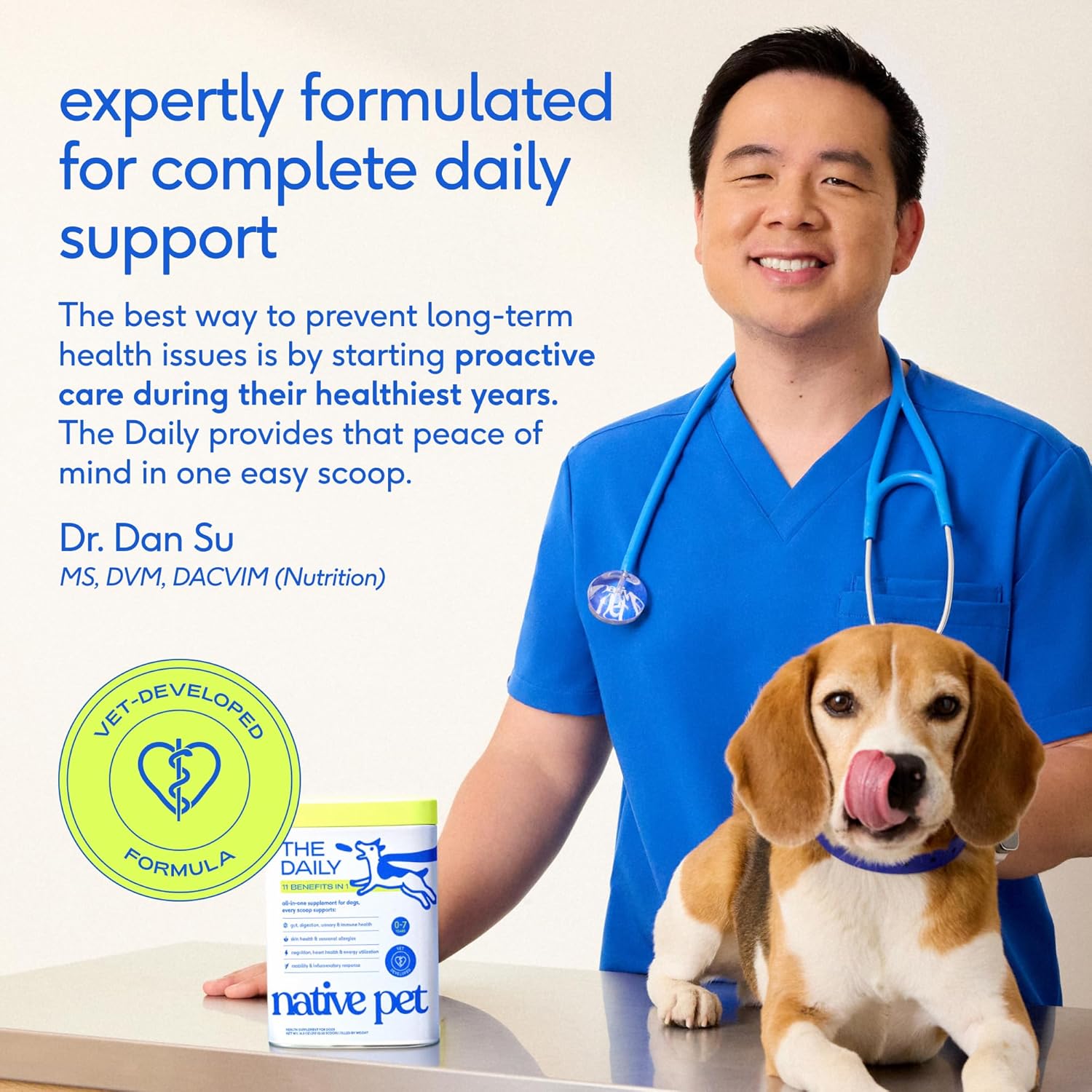 Native Pet The Daily: 11-in-1 Dog Multivitamin Powder for Aussie Dogs - görsel 7