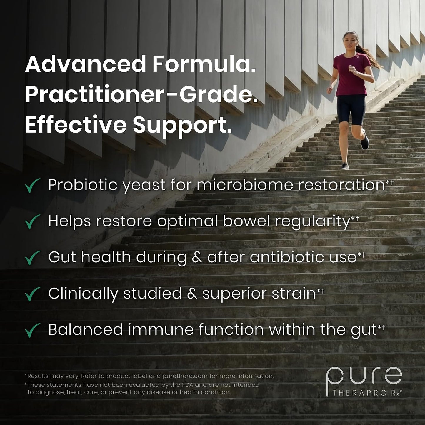 Pure Therapro Rx Saccharomyces Boulardii Probiotic – 10 Billion CFU, 240 Capsules - görsel 5