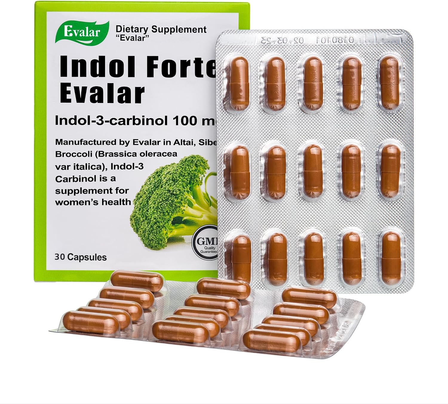 Evalar Broccoli Indol-3 Extract - 30 Capsules - görsel 3