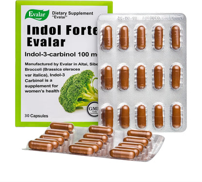 Evalar Broccoli Indol-3 Extract - 30 Capsules