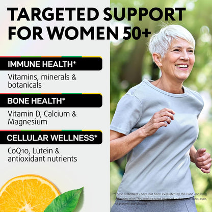 IQ BIOLOGY Multivitamin for Women's 50+ - – Alpha Lipoic Acid : Helps combat oxidative stress and may aid in – Image 3