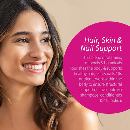 Applied Nutrition Longer Stronger Hair & Nails - 60 Liquid Soft-Gels (Pack of 4) - Biotin, Silica & Collagen - 120 Servings