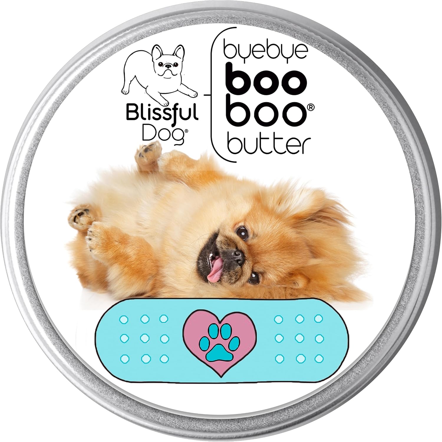 The Blissful Dog Pekingese Booboo Butter – 2 oz Tin - görsel 1