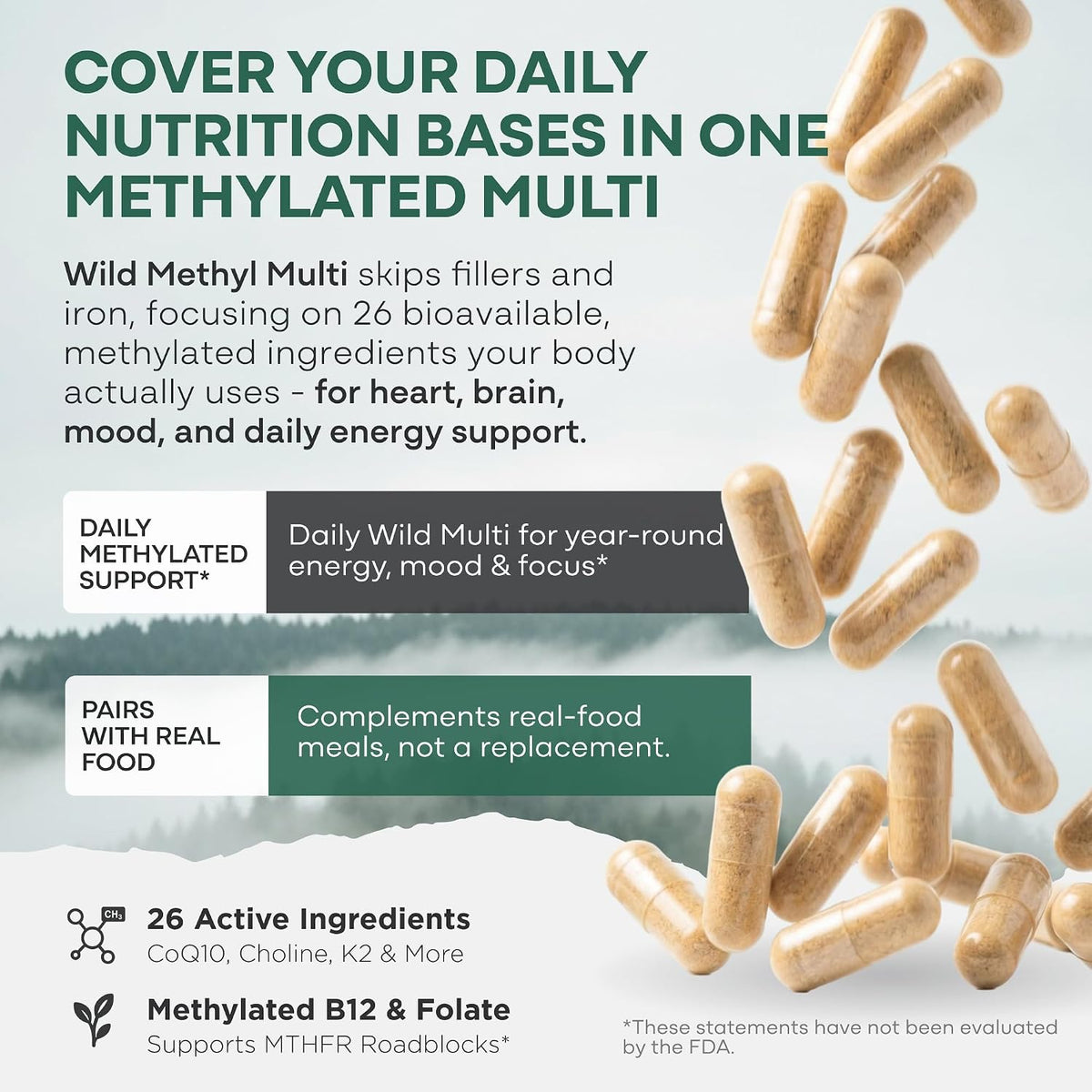 Wild Methylated Multivitamin for Women's & – Made in the USA: Produced under strict quality standards in the – Image 3