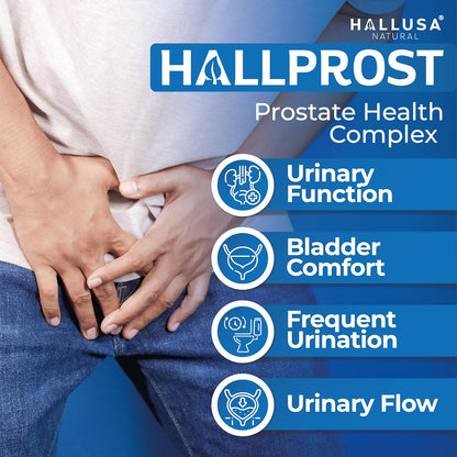 Hallusa Natural HALLPROST - Prostate Support Capsules, 60 Pack