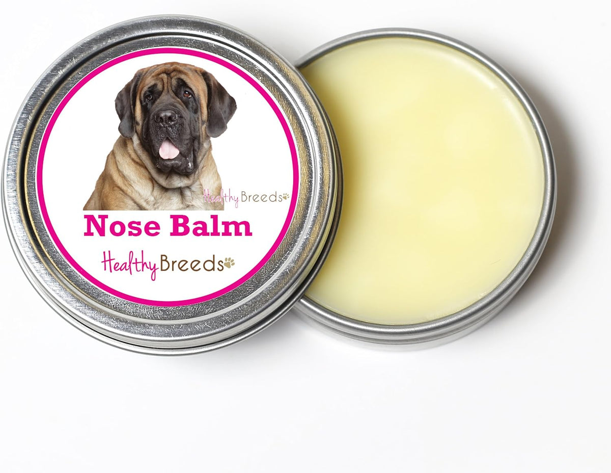 Healthy Breeds Mastiff Dog Nose Balm 2 oz – 100% Organic and All Natural: Free from synthetic chemicals, made with – Image 1