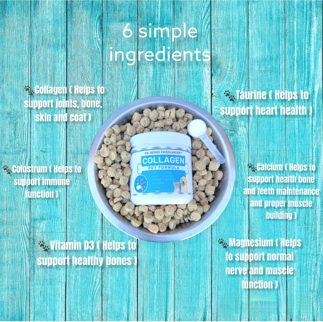 Dr. Bernd Friedlander Collagen Pet Formula for Dogs and Cats - görsel 5