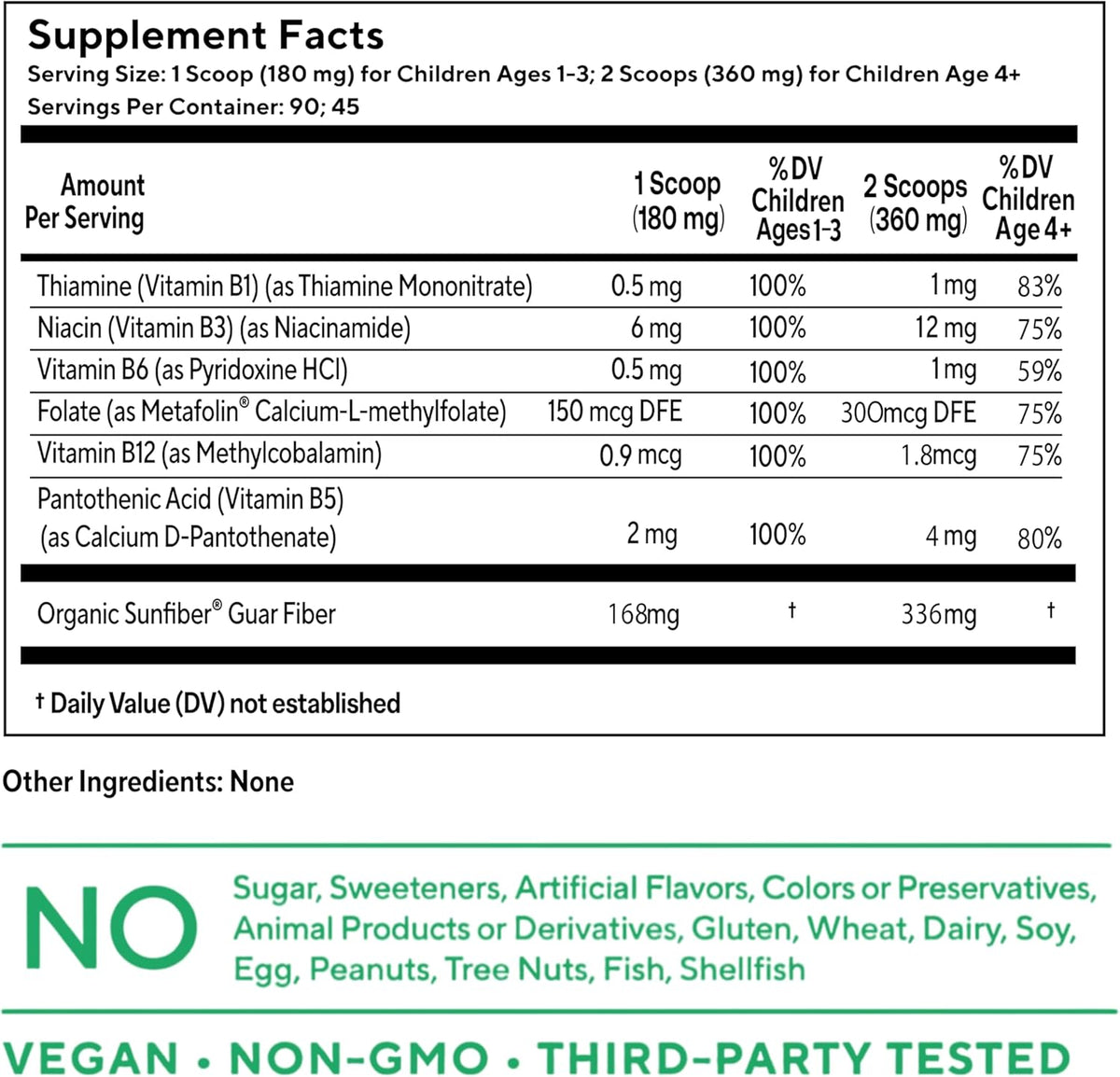 You+yours Tasteless B Complex Powder for – Purity: Look for products free of artificial colors, flavours, – Image 2
