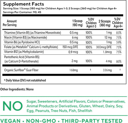 You+yours Tasteless B Complex Powder for – Purity: Look for products free of artificial colors, flavours, – Image 2