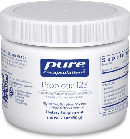 Pure Encapsulations Probiotic 123 - Children's Probiotic Support - 60 g