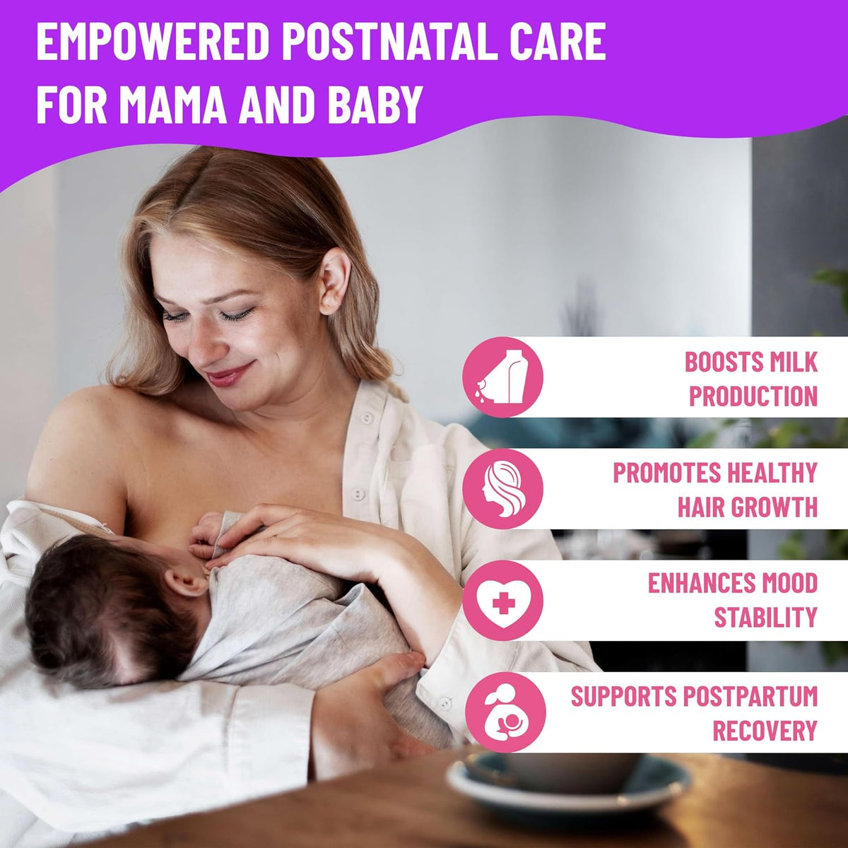 Mama's Select Postnatal Vitamins for Women's – Postnatal Multivitamin for Recovery, Energy, Hair & Milk Supply – – Image 7