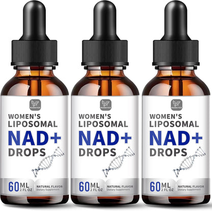 Women's's NAD Liquid Supplement, Pure 500mg Liposomal NAD – Cell Regeneration, Energy & Metabolism Support, Vegan, – Image 1