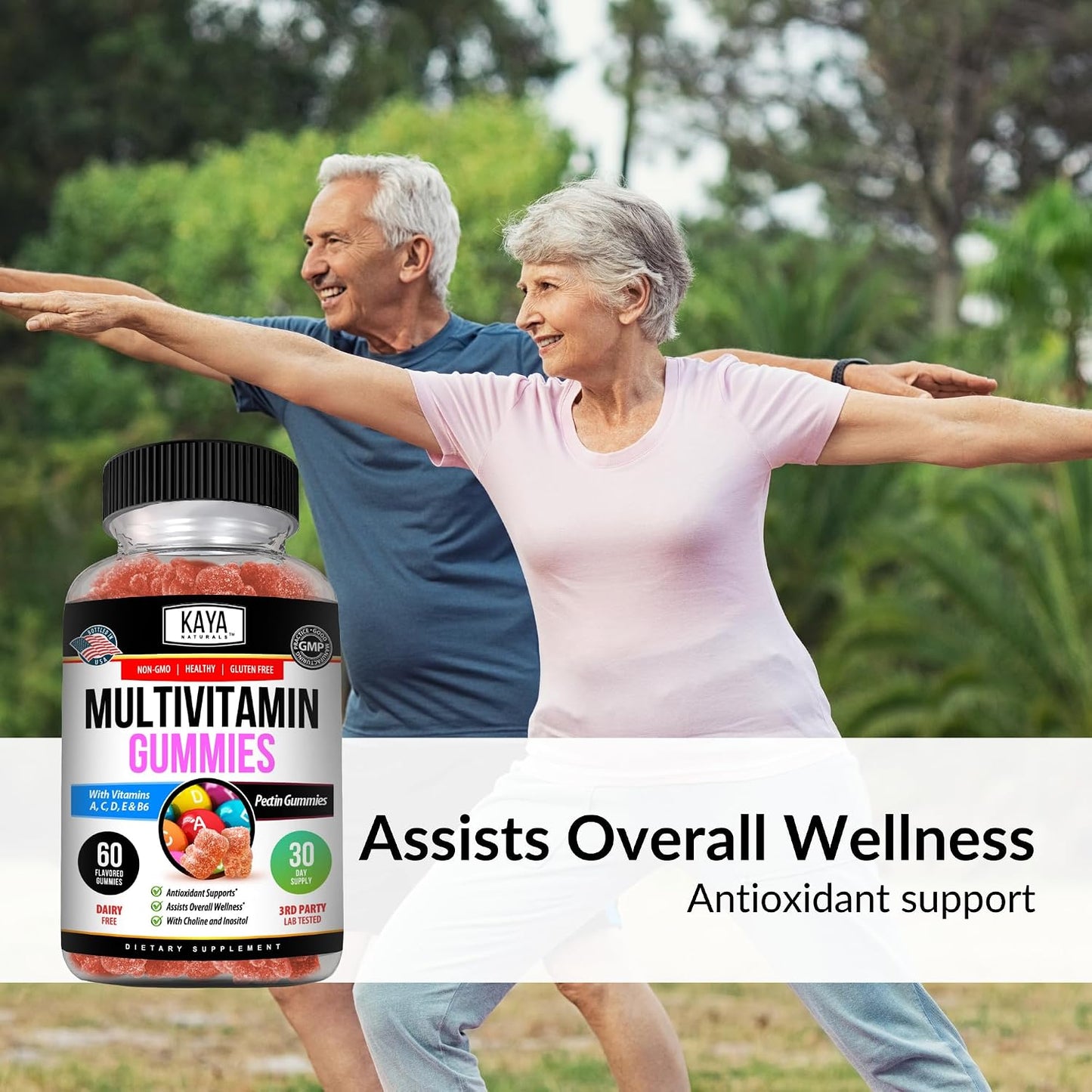 Kaya Naturals Adult Multi Vitamin Gummy, 60 Gummies - görsel 3